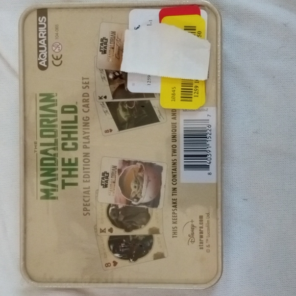 2ct Star Wars The Mandalorian Grogu Playing Card t - Picture 4 of 6